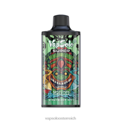 Vapsolo Geschmack - VapSolo SUPER Einweg-Vapor Erdbeer-Kiwi 40PL223