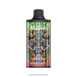 Vapsolo Preis - VapSolo SUPER Einweg-Vapor Doppelapfel 40PL217