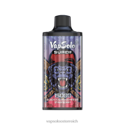 Vapsolo Preis - VapSolo SUPER Einweg-Vapor Schwarzes Eis, Drangofrucht-Erdbeere 40PL213