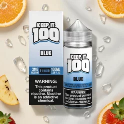 Keep It 100 Blau 100 ml Erdbeer-Himbeer 70% VG