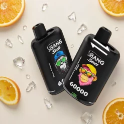 Bang Stoll 60000 Züge 2-in-1-Aromen Vape LED-Digitalanzeige 40ml E-Liquid 650mAh
