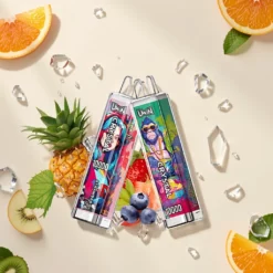 Uwin Crystal 10000 Züge Blaubeere Himbeere 18ml E-Liquid